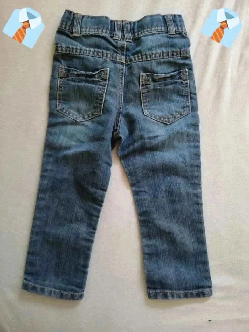 Tape à l’Oeil Jean bebé 12-18 meses (80 cm) Bom estado - azul marinho clássico confortável – photo 2